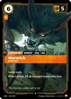 Warwick - Hunter (159/298) [Origins] Foil - Deck Out Gaming