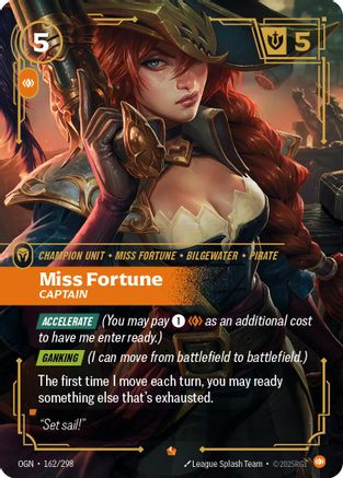 Miss Fortune - Captain (162/298) [Origins] Foil - Deck Out Gaming
