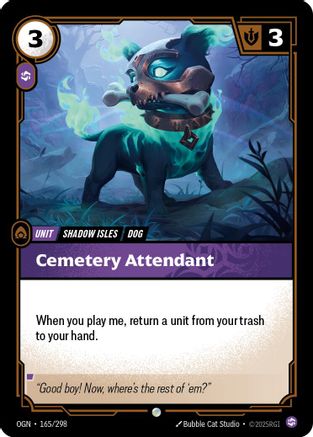 Cemetery Attendant (165/298) [Origins] - Deck Out Gaming