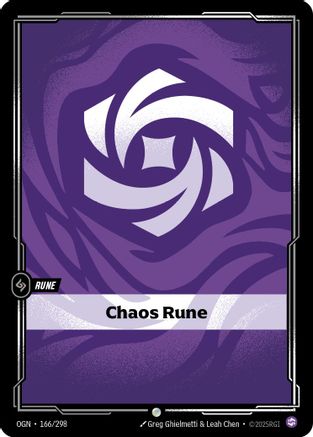 Chaos Rune (166/298) [Origins] Foil - Deck Out Gaming