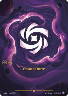 Chaos Rune (Alternate Art) (166a/298) [Origins] Foil - Deck Out Gaming