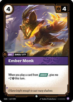 Ember Monk (167/298) [Origins] Foil - Deck Out Gaming