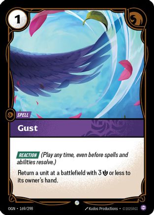 Gust (169/298) [Origins] Foil