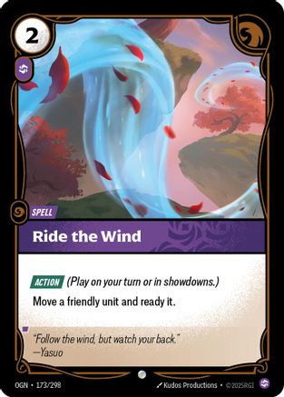 Ride The Wind (173/298) [Origins] Foil