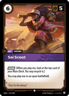 Sai Scout (174/298) [Origins] Foil - Deck Out Gaming