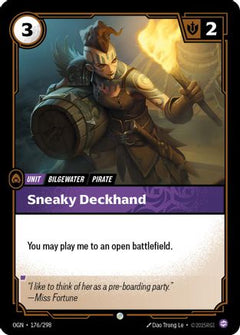 Sneaky Deckhand (176/298) [Origins] - Deck Out Gaming