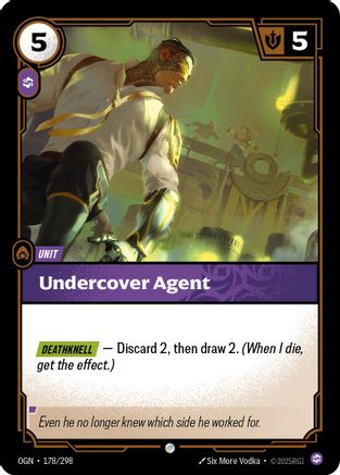Undercover Agent (178/298) [Origins] - Deck Out Gaming