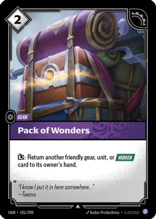 Pack of Wonders (181/298) [Origins] Foil - Deck Out Gaming
