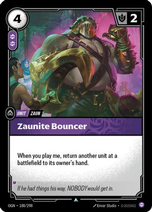 Zaunite Bouncer (188/298) [Origins] Foil - Deck Out Gaming
