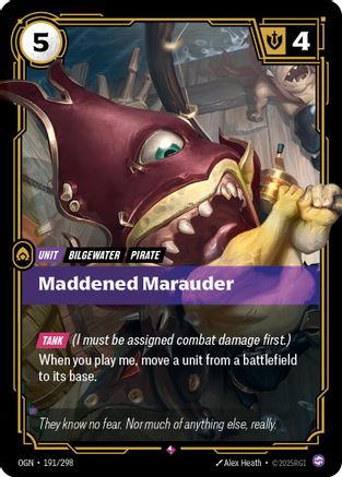 Maddened Marauder (191/298) [Origins] Foil
