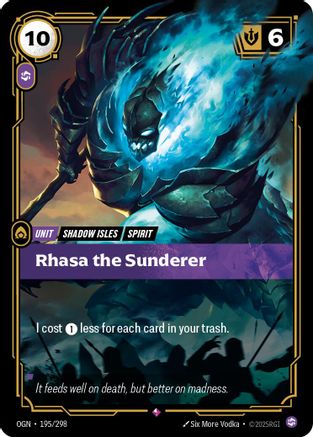 Rhasa the Sunderer (195/298) [Origins] Foil