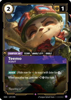 Teemo - Scout (197/298) [Origins] Foil - Deck Out Gaming