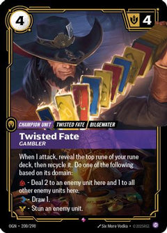 Twisted Fate - Gambler (200/298) [Origins] Foil - Deck Out Gaming