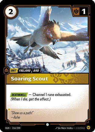 Soaring Scout (216/298) [Origins] Foil - Deck Out Gaming