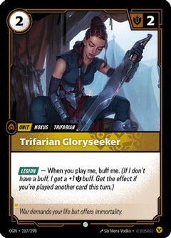 Trifarian Gloryseeker (217/298) [Origins] Foil - Deck Out Gaming