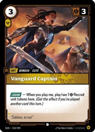Vanguard Captain (218/298) [Origins] Foil - Deck Out Gaming