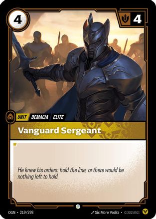 Vanguard Sergeant (219/298) [Origins] - Deck Out Gaming