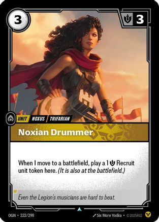 Noxian Drummer (222/298) [Origins] Foil - Deck Out Gaming