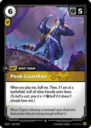 Peak Guardian (223/298) [Origins] Foil - Deck Out Gaming