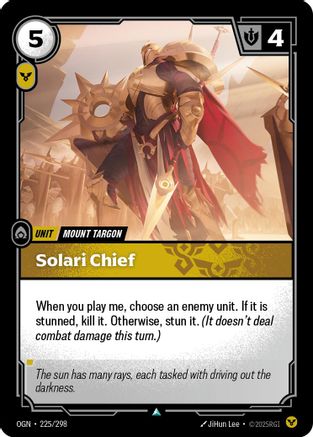 Solari Chief (225/298) [Origins] - Deck Out Gaming