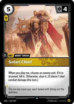 Solari Chief (225/298) [Origins] - Deck Out Gaming