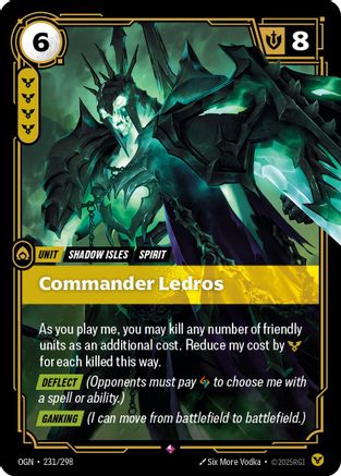 Commander Ledros (231/298) [Origins] Foil