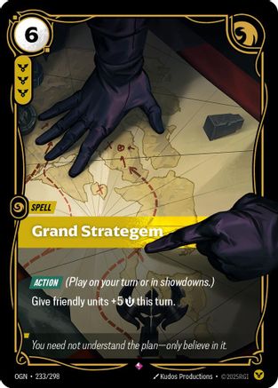 Grand Strategem (233/298) [Origins] Foil
