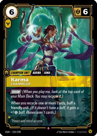 Karma - Channeler (235/298) [Origins] Foil