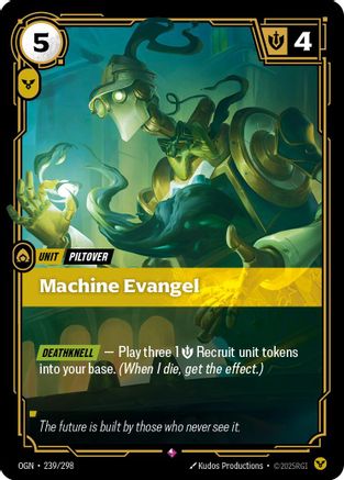 Machine Evangel (239/298) [Origins] Foil - Deck Out Gaming