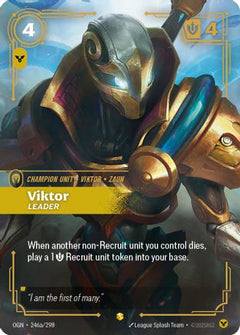 Viktor - Leader (Alternate Art) (246a/298) [Origins] Foil - Deck Out Gaming