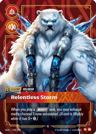 Volibear - Relentless Storm (249/298) [Origins] Foil - Deck Out Gaming