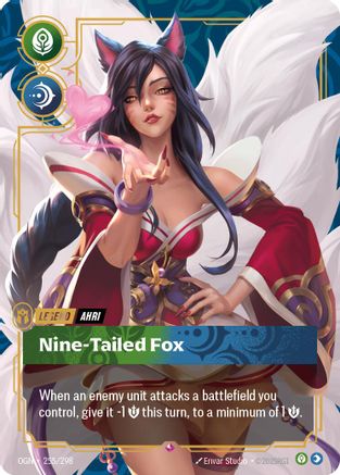 Ahri - Nine-Tailed Fox (255/298) [Origins] Foil - Deck Out Gaming
