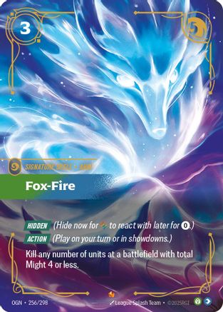 Fox-Fire (256/298) [Origins] Foil - Deck Out Gaming
