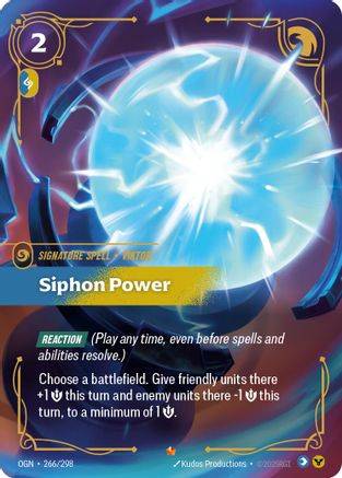 Siphon Power (266/298) [Origins] Foil