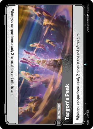 Targon's Peak (289/298) [Origins] Foil - Deck Out Gaming