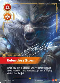 Volibear - Relentless Storm (Signature) (300*/298) [Origins] Foil - Deck Out Gaming