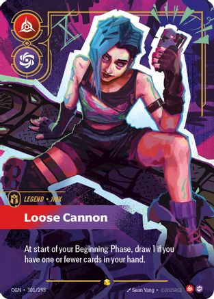 Jinx - Loose Cannon (Showcase) (301/298) [Origins] Foil - Deck Out Gaming