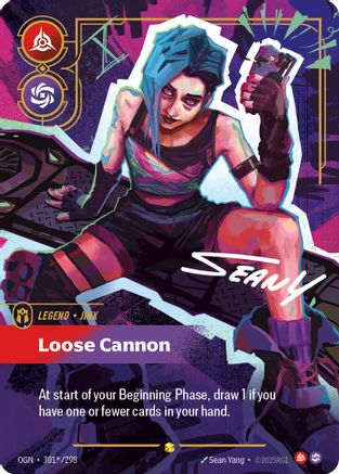 Jinx - Loose Cannon (Signature) (301*/298) [Origins] Foil - Deck Out Gaming