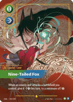 Ahri - Nine-Tailed Fox (Showcase) (303/298) [Origins] Foil - Deck Out Gaming