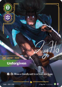 Yasuo - Unforgiven (Signature) (305*/298) [Origins] Foil - Deck Out Gaming