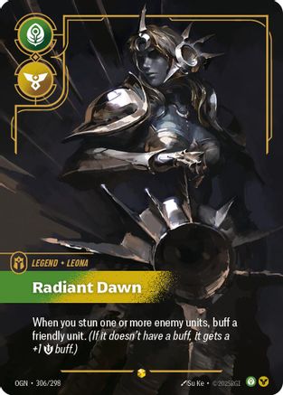 Leona - Radiant Dawn (Showcase) (306/298) [Origins] Foil - Deck Out Gaming
