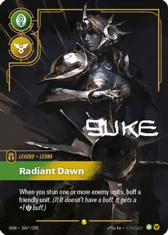 Leona - Radiant Dawn (Signature) (306*/298) [Origins] Foil - Deck Out Gaming