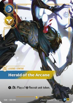 Viktor - Herald of the Arcane (Showcase) (308/298) [Origins] Foil - Deck Out Gaming