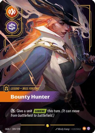 Miss Fortune - Bounty Hunter (Showcase) (309/298) [Origins] Foil - Deck Out Gaming