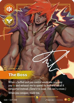 Sett - The Boss (Signature) (310*/298) [Origins] Foil - Deck Out Gaming