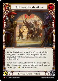 No Hero Stands Alone (SUP020) [Super Slam] Rainbow Foil - Deck Out Gaming