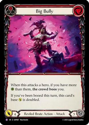 Big Bully (SUP067) [Super Slam] Rainbow Foil - Deck Out Gaming