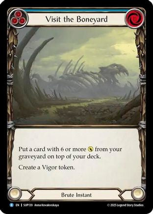 Visit the Boneyard (SUP139) [Super Slam] Rainbow Foil - Deck Out Gaming