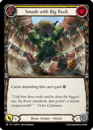 Smash with Big Rock (SUP133) [Super Slam] - Deck Out Gaming