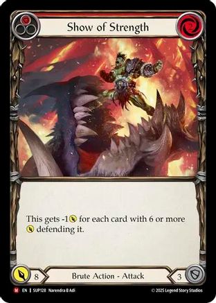Show of Strength (SUP128) [Super Slam] - Deck Out Gaming